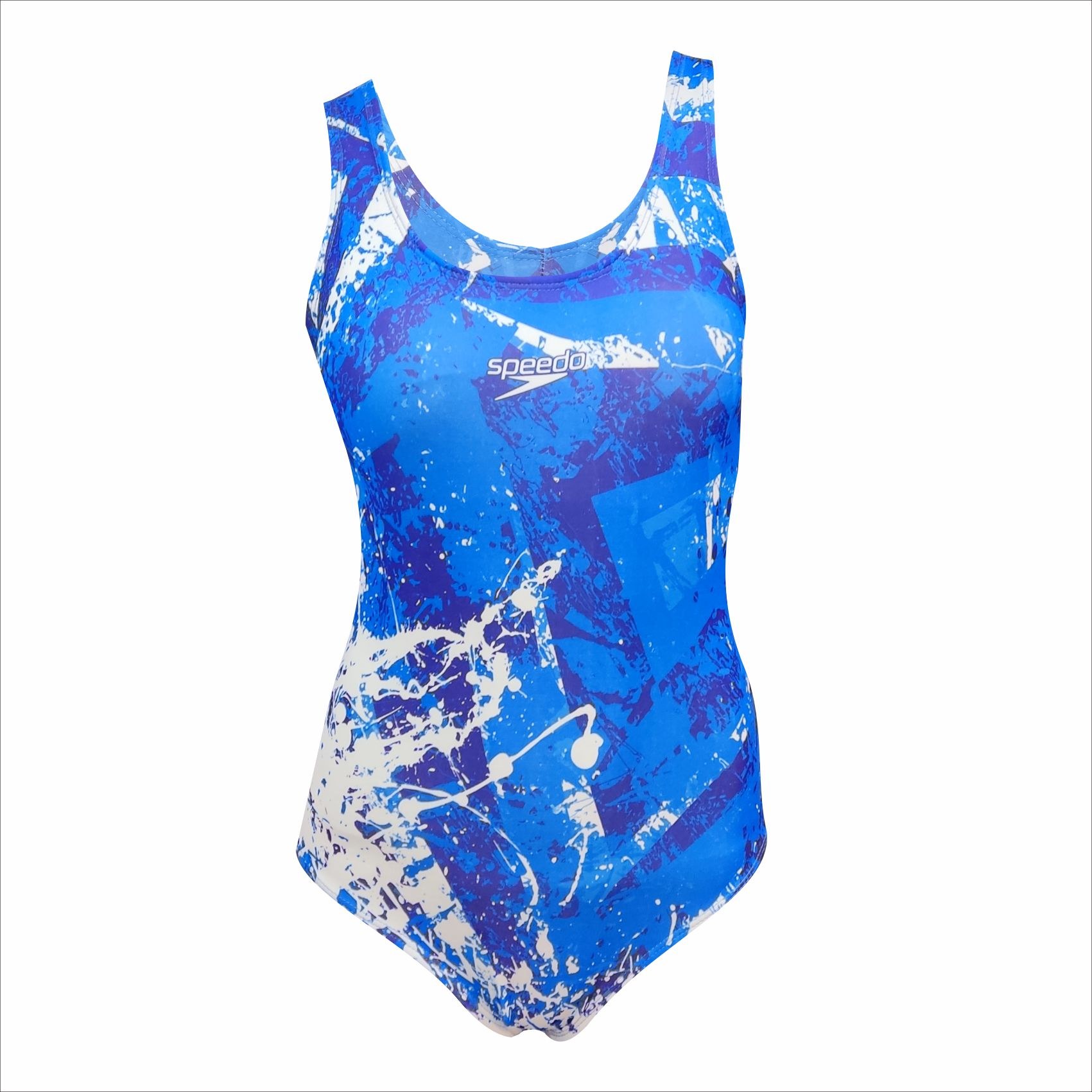 مایو زنانه اسلیپ ضد کلر آبی سفید