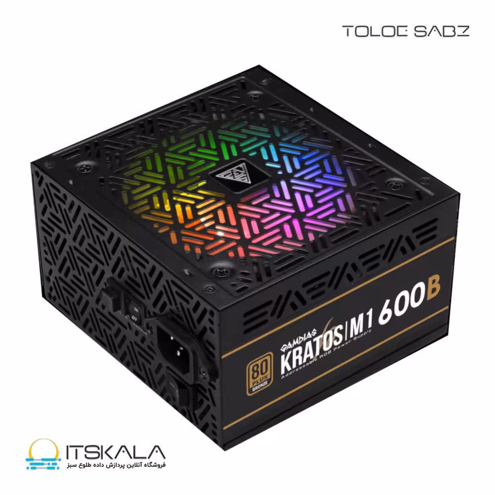 قیمت و خرید پاور 600 وات گیم دیاس KRATOS M1-600B | ITSKALA