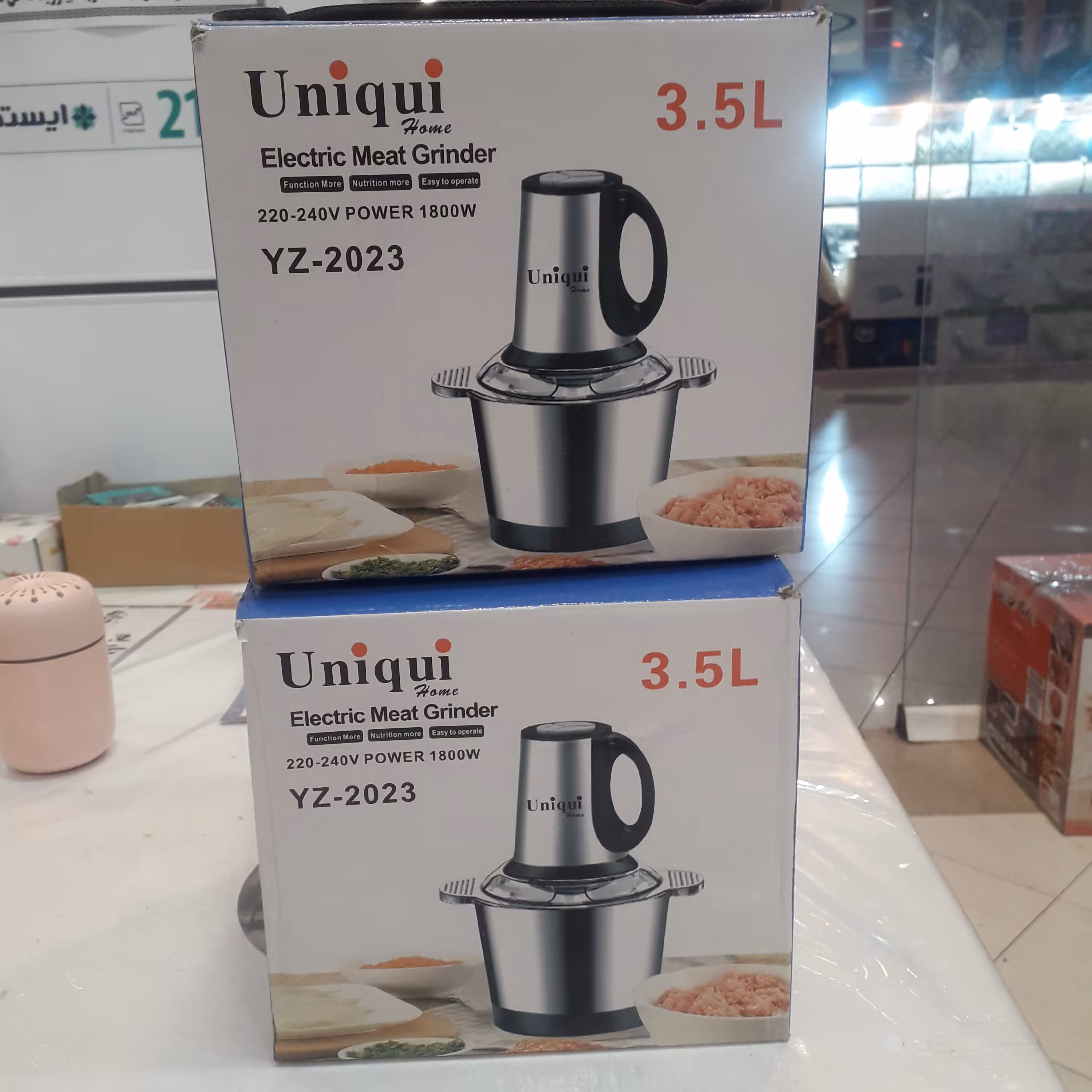 خردکن غذاساز یونیک  غذاساز استیل  3.5لیتر تیغه فولادی  ارسال رایگان وتضمین کیفیت وپرقدرت 1800وات