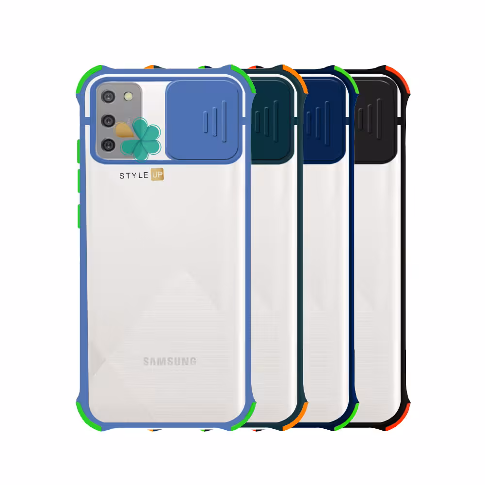 قاب گوشی سامسونگ Samsung A02s مدل پشت مات بامپر دار