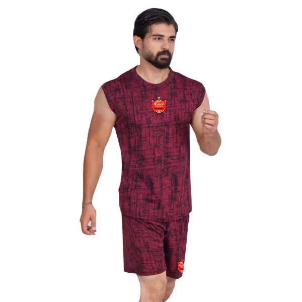 ست حلقه ای شلوارک پرسپولیس