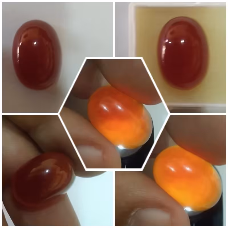 عقیق سرخ خراسان  کلوخه تراش دامله