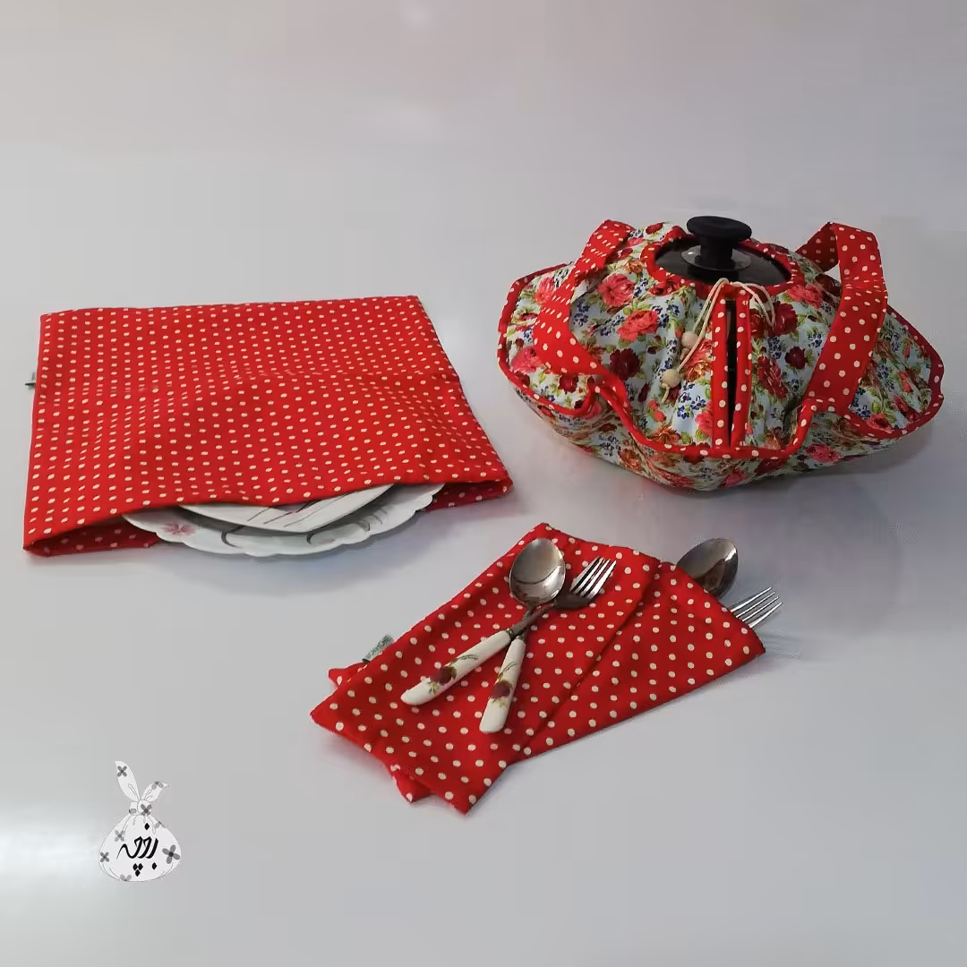 کاور قابلمه مناسب سفر و پیکنیک و... قابل سفارش در سایز و طرح مختلف