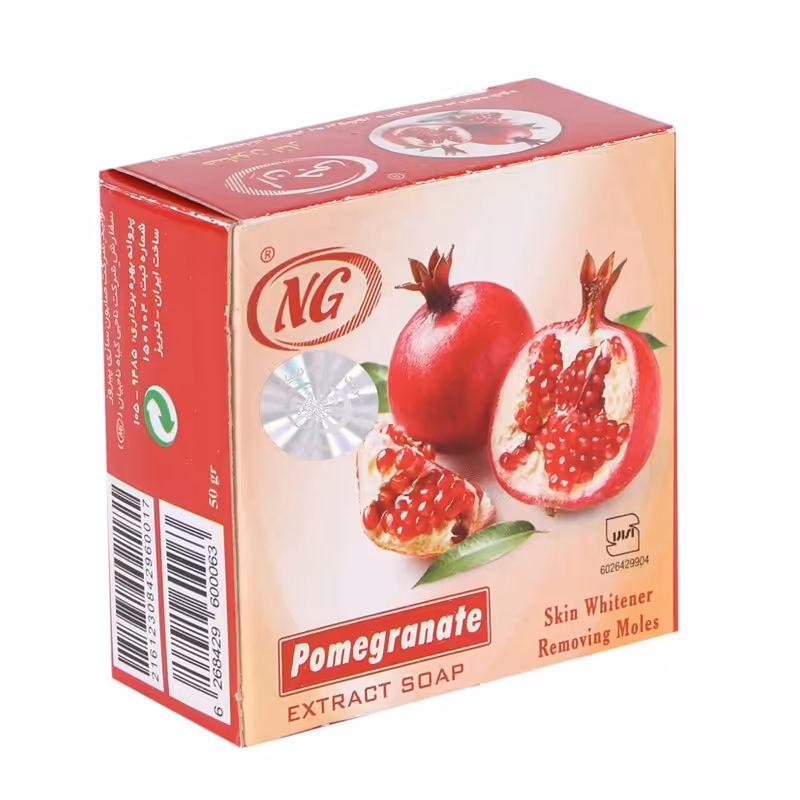 صابون انار  NG ان جی Pomegranate با حجم 50 گرم