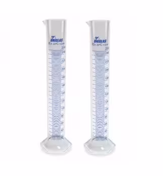 استوانه مدرج (مزور) شیشه ای