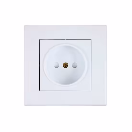 مکانیزم پریز بدون ارت با مغزی سرامیکی پارت الکتریک مدل تابش PE5161