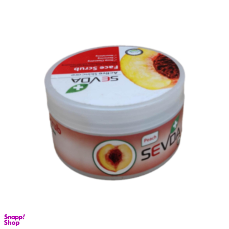 اسکراب لایه بردار سودا مدل هلو وزن 250 گرم