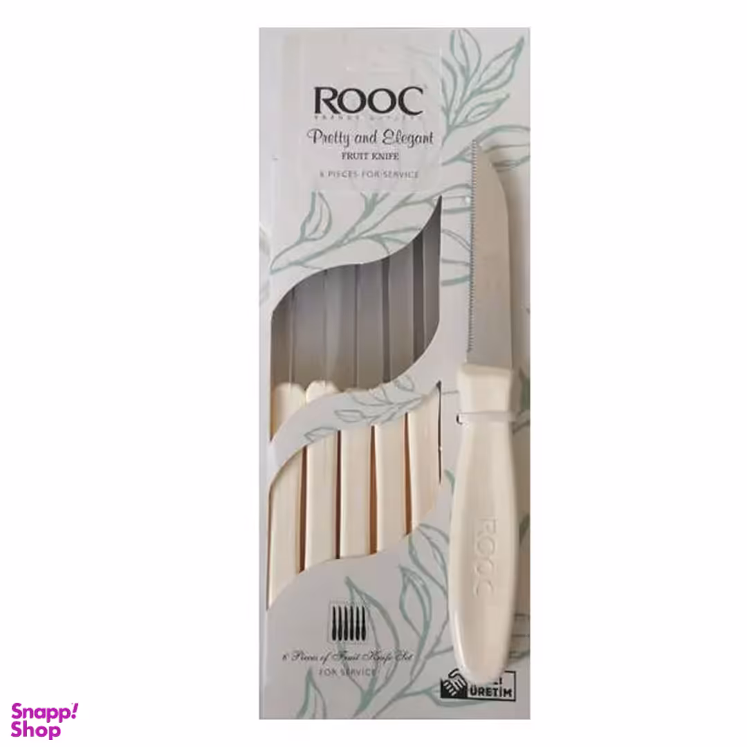 کارد میوه خوری روک مدل 001 بسته 6 عددی