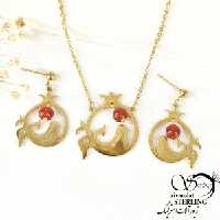 نیمست انار با گنجشک برند استیل کد 8517