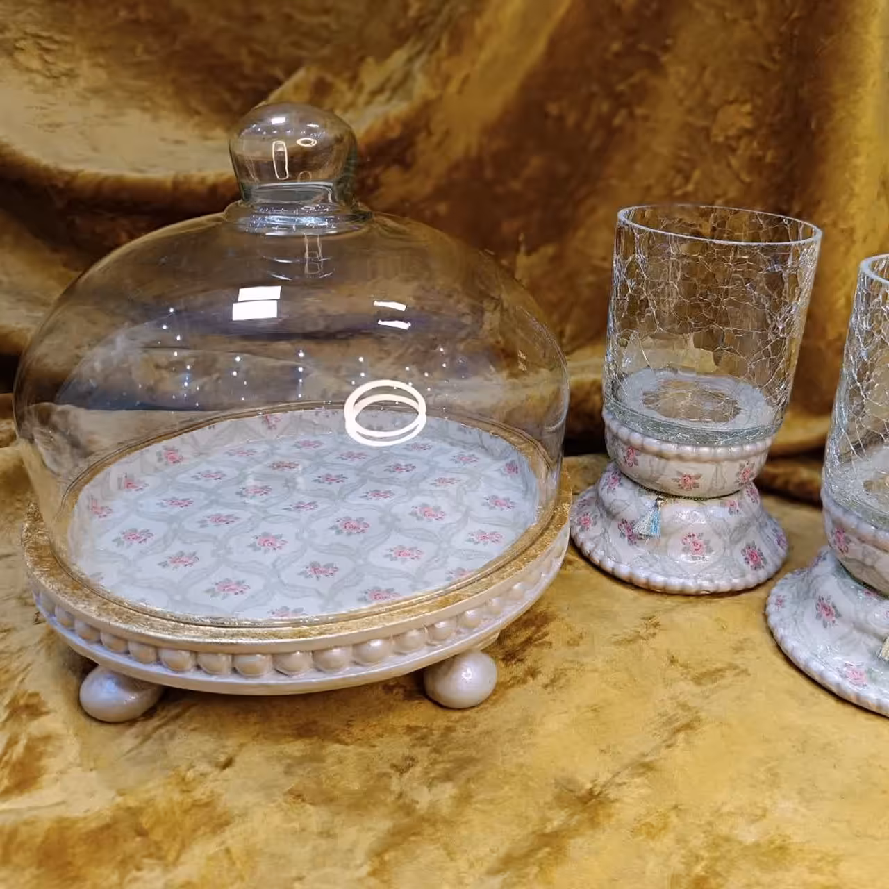 ست شمعدان و کاپ کیک