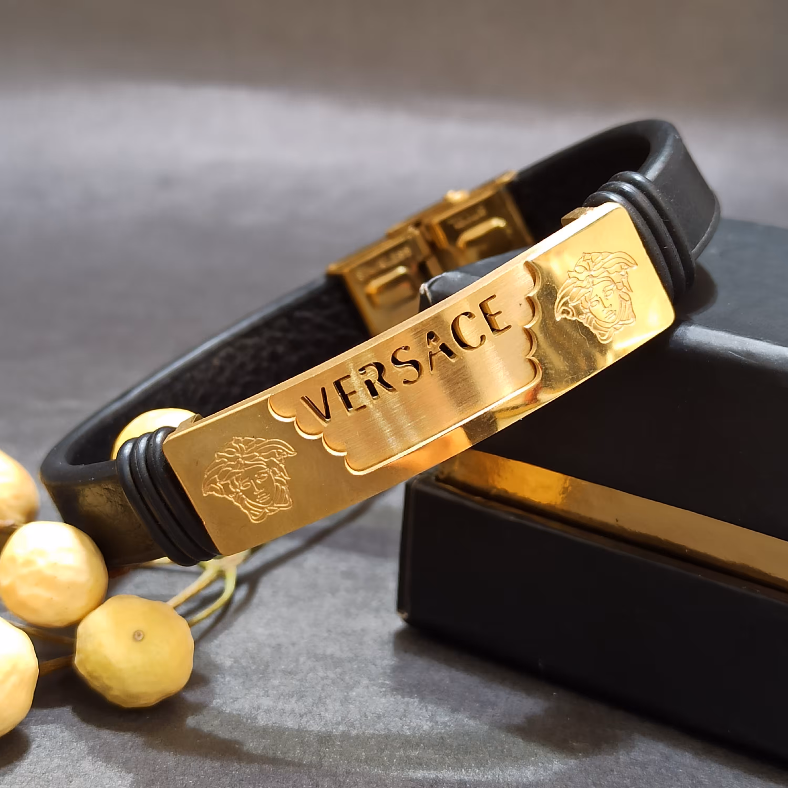 زیورآلات ژوپینگ es دستبند اسپور ت چرم عالی  کد2