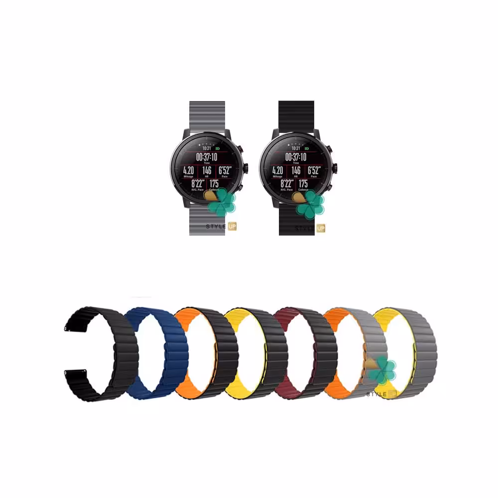 بند ساعت شیائومی Xiaomi Amazfit Stratos Plus مدل Leather Link