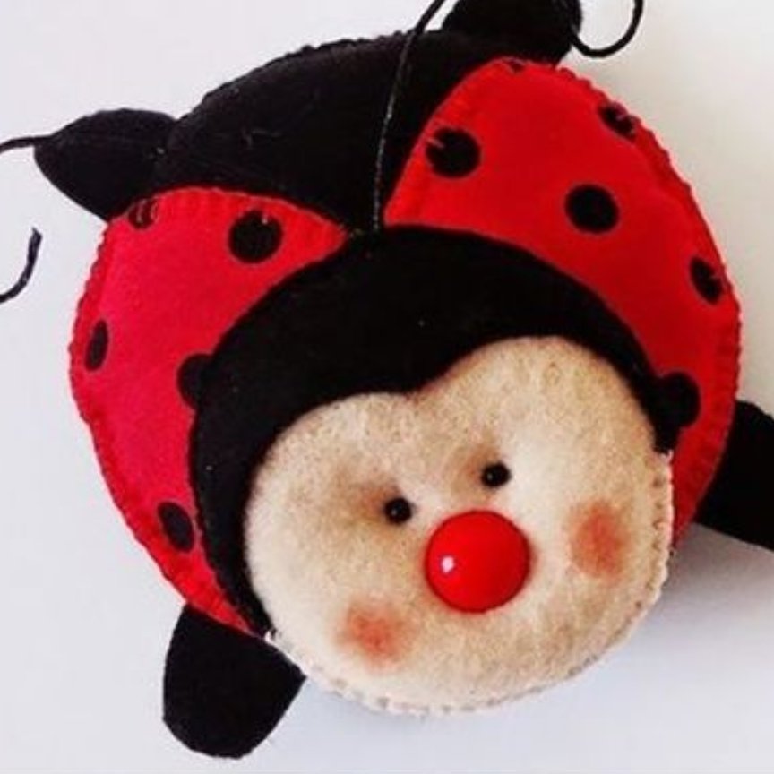 کفش دوزک زیبای نمدی برای تزئیینات