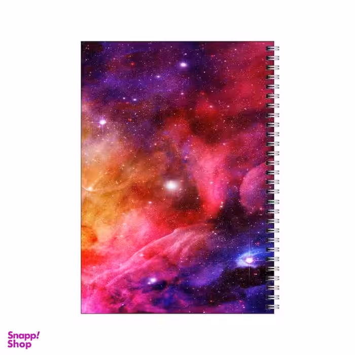 دفتر مشق 100 برگ بامبیلیپ طرح کهکشان و ستاره ها کد 6668555