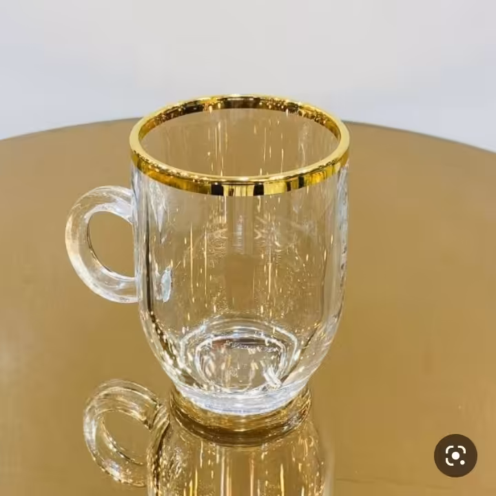 ماگ بارل لب طلا