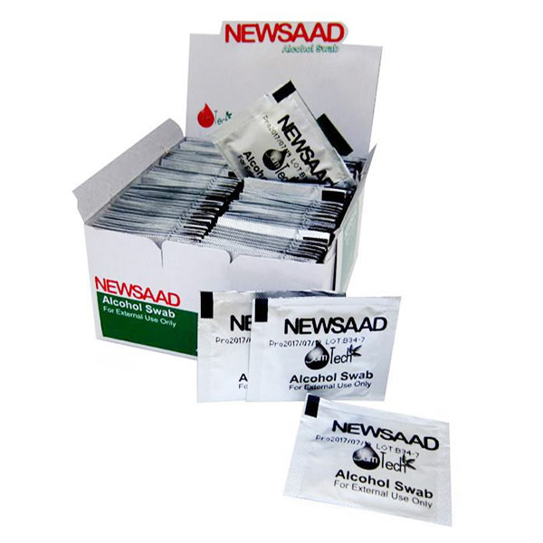 پد الکلی نیوساد Newsaad Alcohol بسته 100عددی