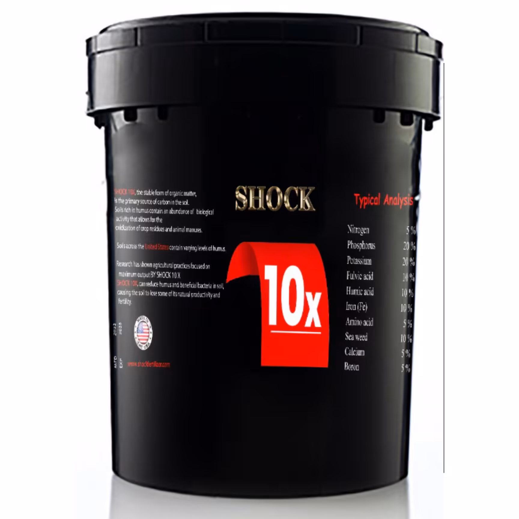 کود کامل 10X شوک بیست لیتری مایع اصل آمریکایی