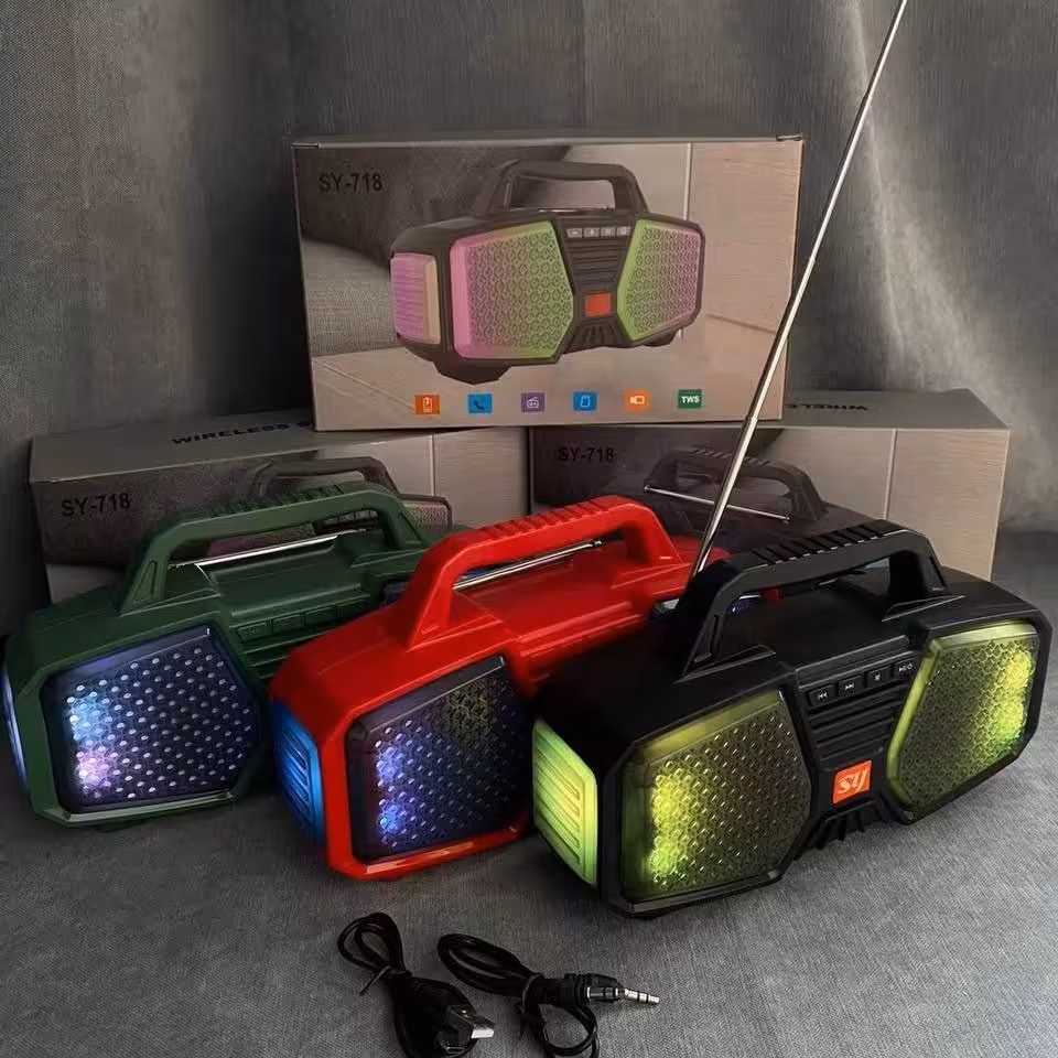 اسپیکر بلوتوثی قابل حمل فلاش و رم خور 