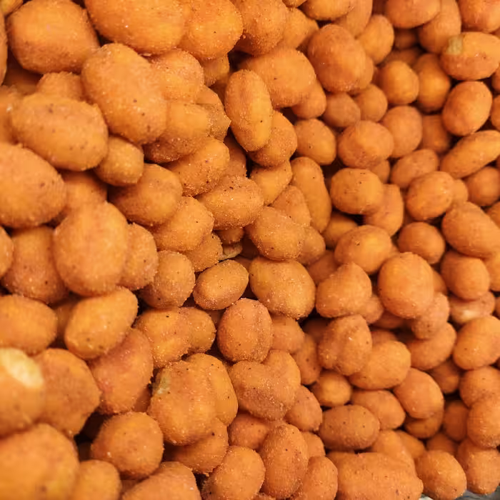 بادام زمینی روکش دار با طعم باربیکیو  ( 250 گرمی)