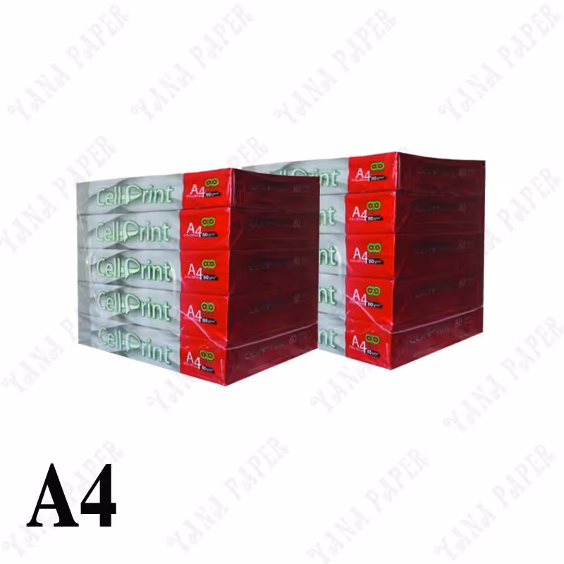 کاغذ A4 سل پرینت وکیوم Cell Print Vacume - دو پک 5 بسته ای 500 برگی 80 گرمی