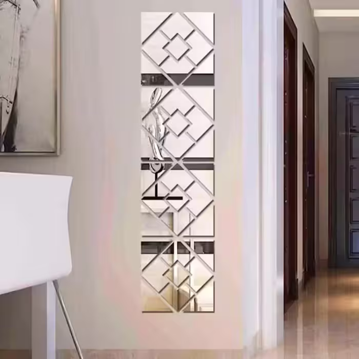 اینه دکوراتیو سایز نصبی یک مترو بیست و سانت در سی سانت
