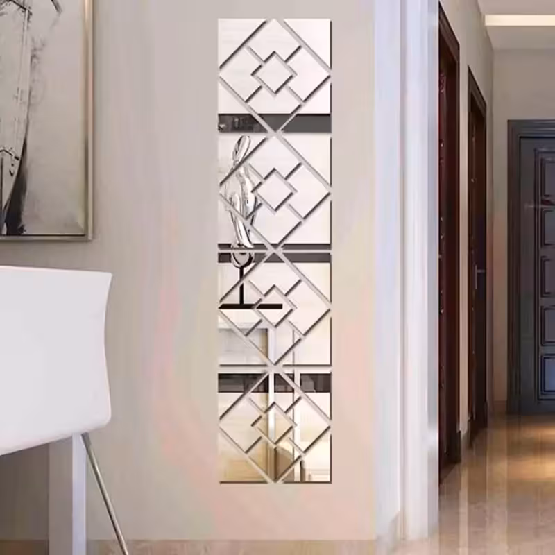اینه دکوراتیو سایز نصبی یک مترو بیست و سانت در سی سانت