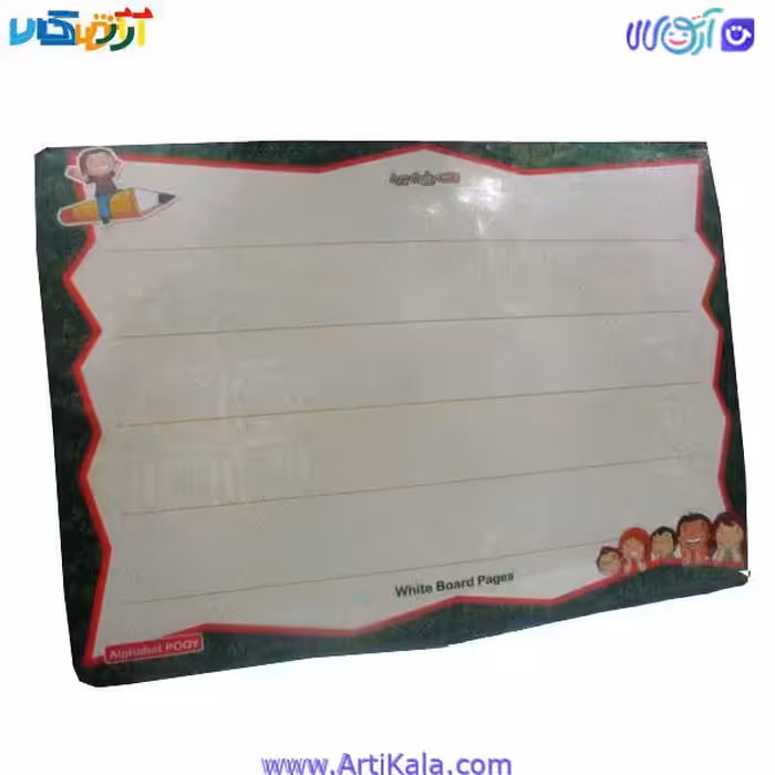 تخته وایت برد و آهن ربایی حروف الفبا