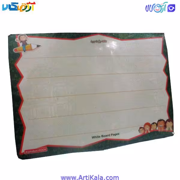 تخته وایت برد و آهن ربایی حروف الفبا