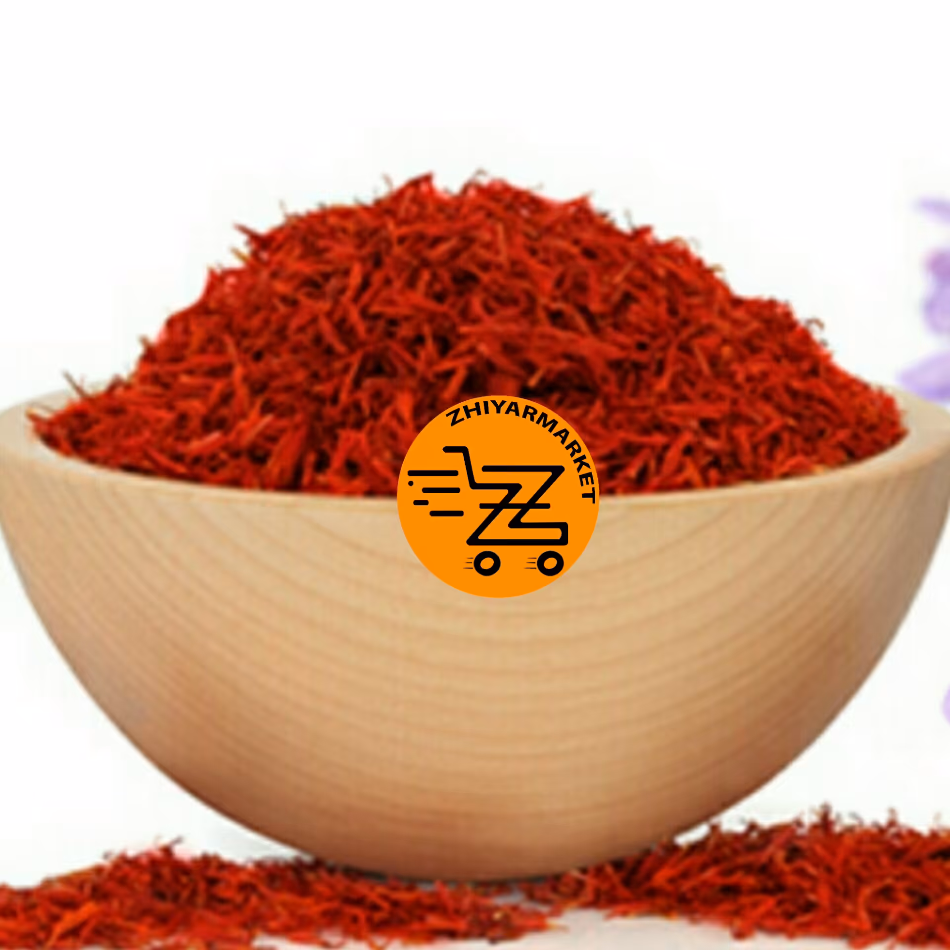 زعفران یک گرمی ، خوشرنگ و خالص ، تهیه شده بی واسطه از کشاورز