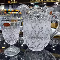 پارچ ولیوان دردومدل گیلاسی وساده آنجلیکا وخورشیدی قیمت پارچ ولیوان ساده یک میلیون تومان باارسال رایگان به سراسر ایران 