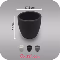 گلدان پلیمری- مدل گرد-سایز 17