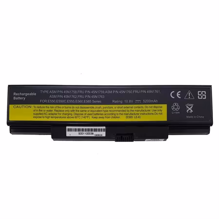 باتری لپ تاپ لنوو N 45N1763 مناسب برای لپ تاپ لنوو Thinkpad E550 451758