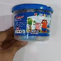 خمیر بازی سطلی 6 رنگ CBS