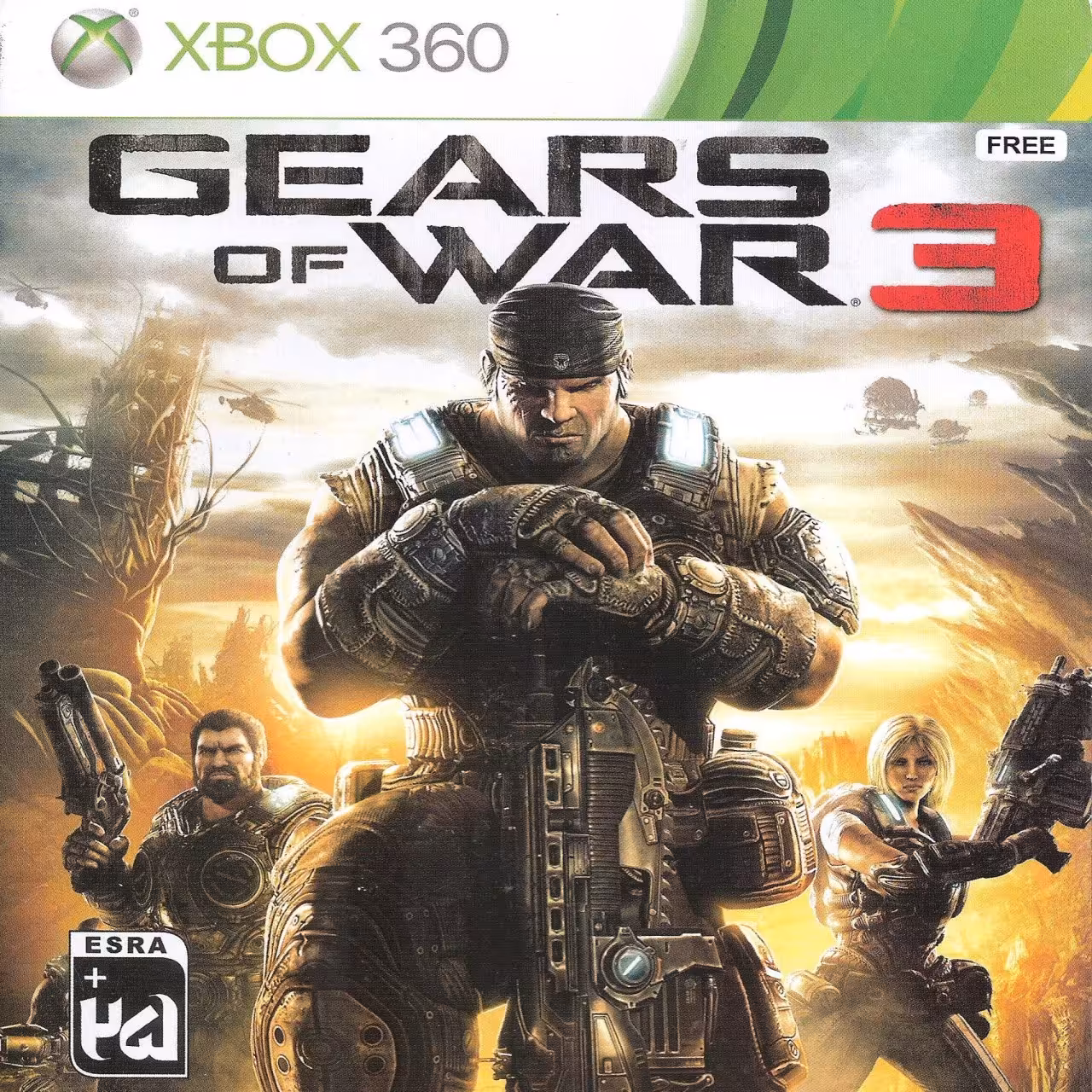 بازی GEARS OF WAR 3 مخصوص XBOX 360
