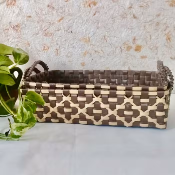 سبد جانونی تسمه تیناسادات تضمین کیفی بهداشتی قابل شستشو سایز 24در18در10سانت