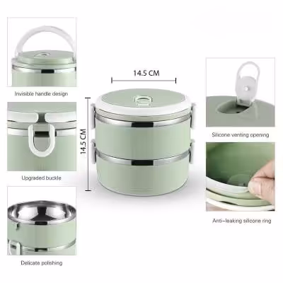 ظرف غذای دو طبقه