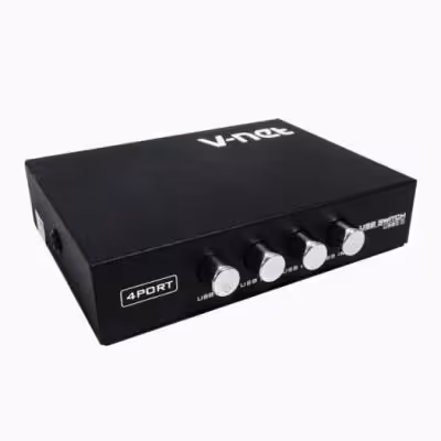 سوئیچ 4 پورت USB دستی وی نت V-SWUSBM04