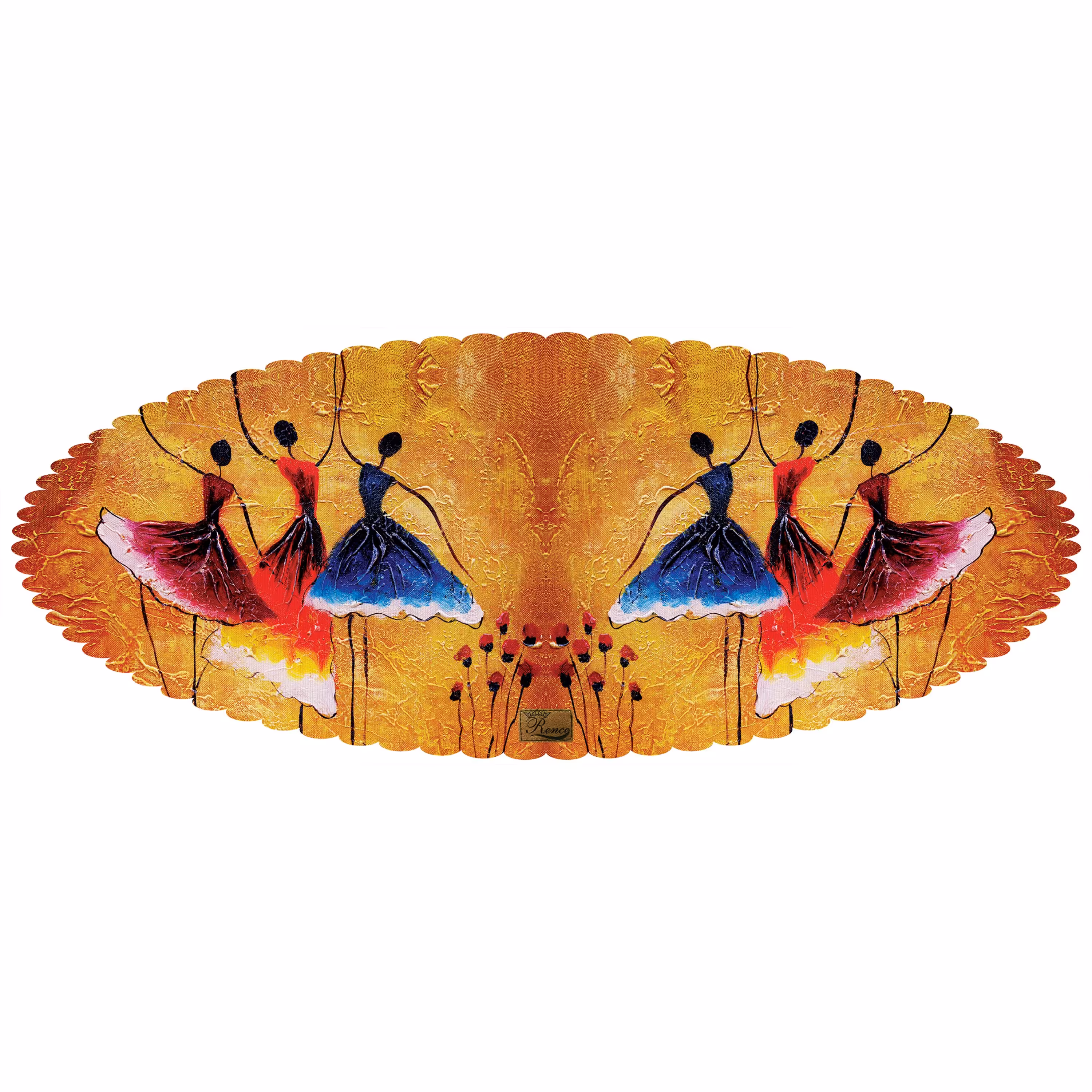 رانر رومیزی مخمل رنس مدل R2-42041 سایز 100x40 سانتی متر