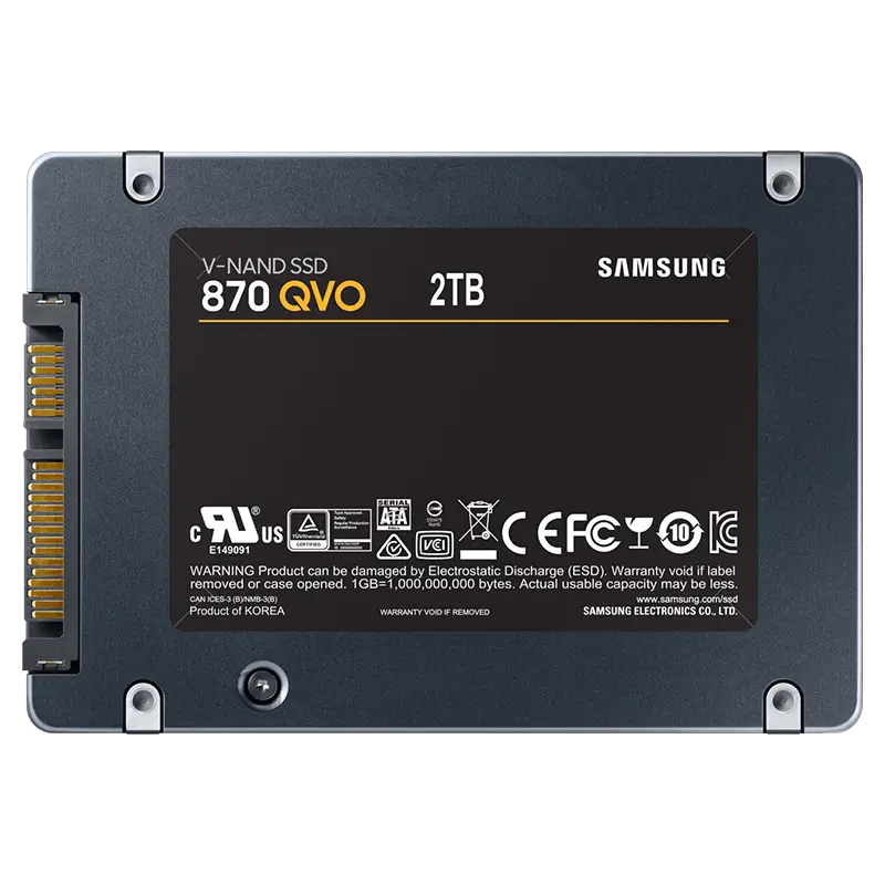SSD اینترنال سامسونگ مدل 870 QVO SATA با ظرفیت 2 ترابایت | آی تی هوم