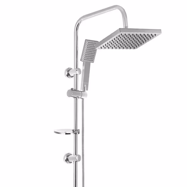 علم دوش حمام مدل یونیورست موج کروم