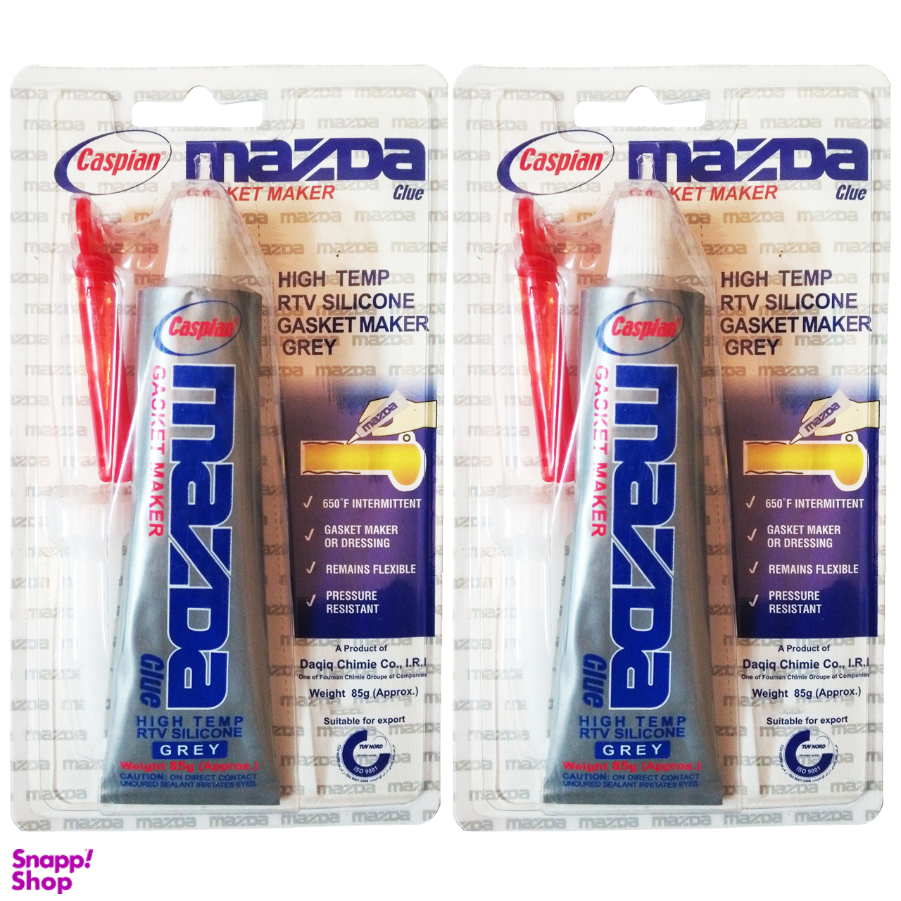 چسب مزدا کاسپین مدل GR حجم 85 گرم بسته 2 عددی