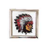 آرم جلو پنجره خودرو آراکس یدک مدل AY-4069 طرح سرخ پوست