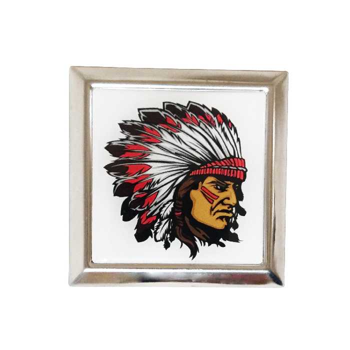 آرم جلو پنجره خودرو آراکس یدک مدل AY-4069 طرح سرخ پوست