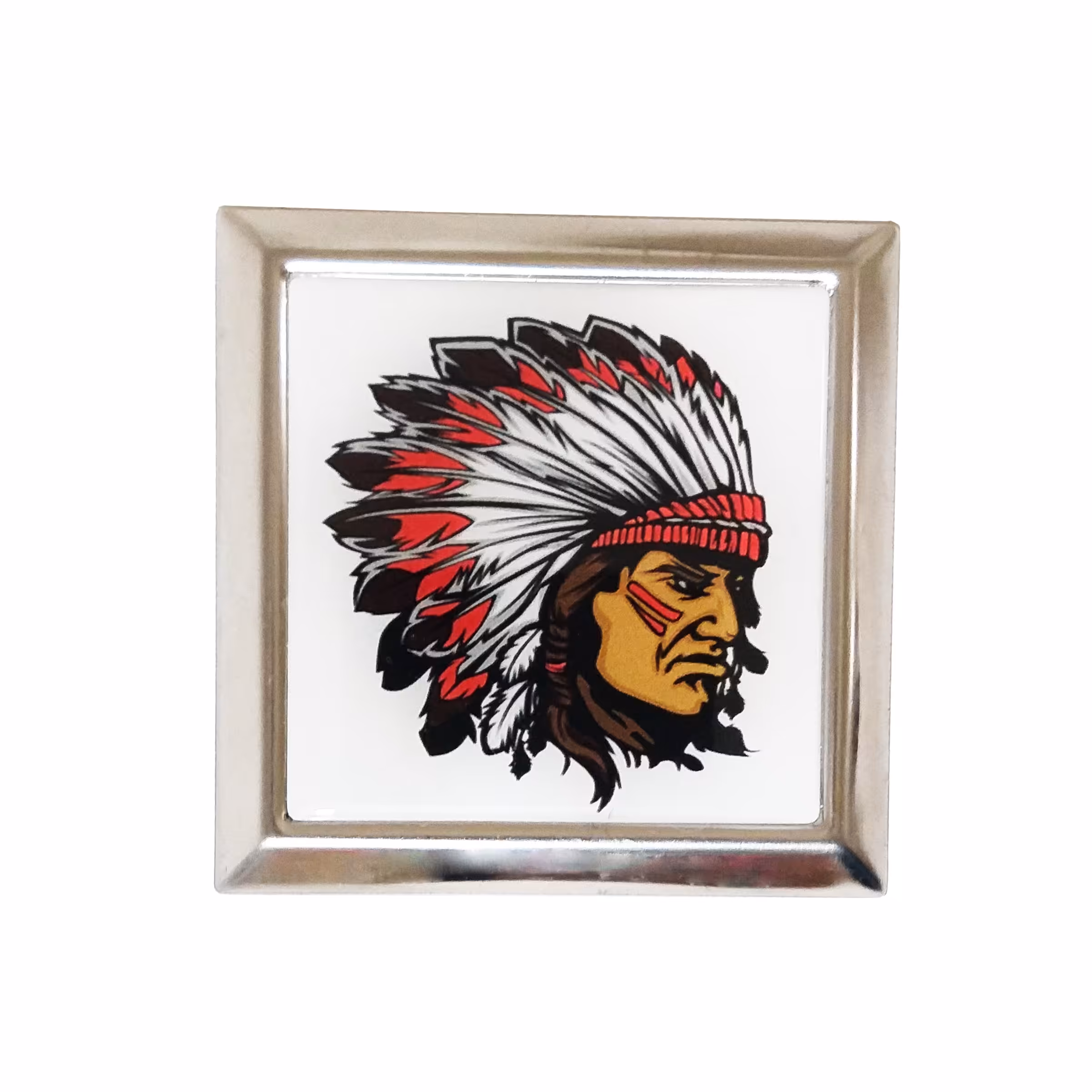 آرم جلو پنجره خودرو آراکس یدک مدل AY-4069 طرح سرخ پوست