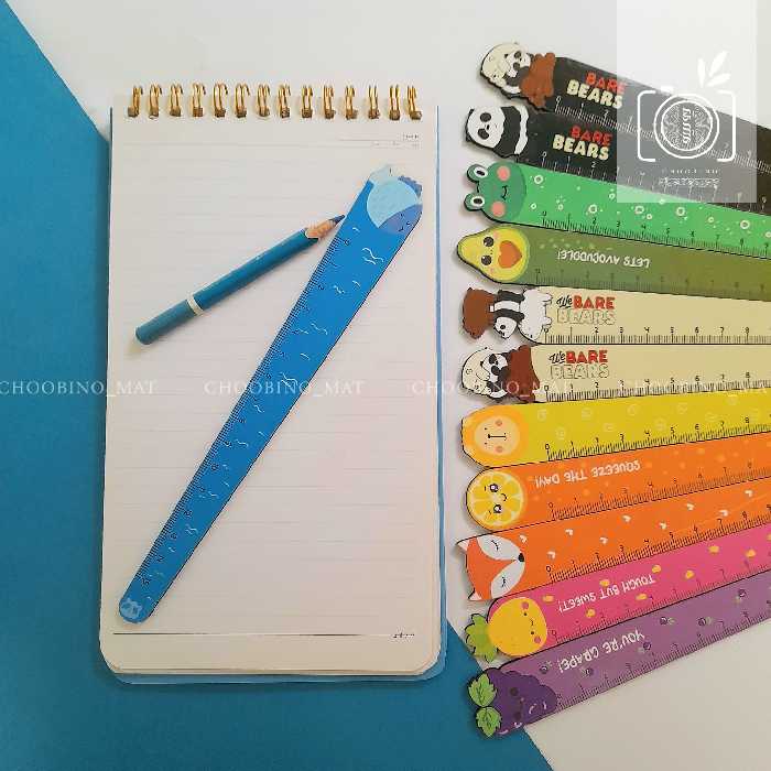 خط کش چوبی لیوانی طرح حیوانات مناسب برای هدیه به دانش آموزان