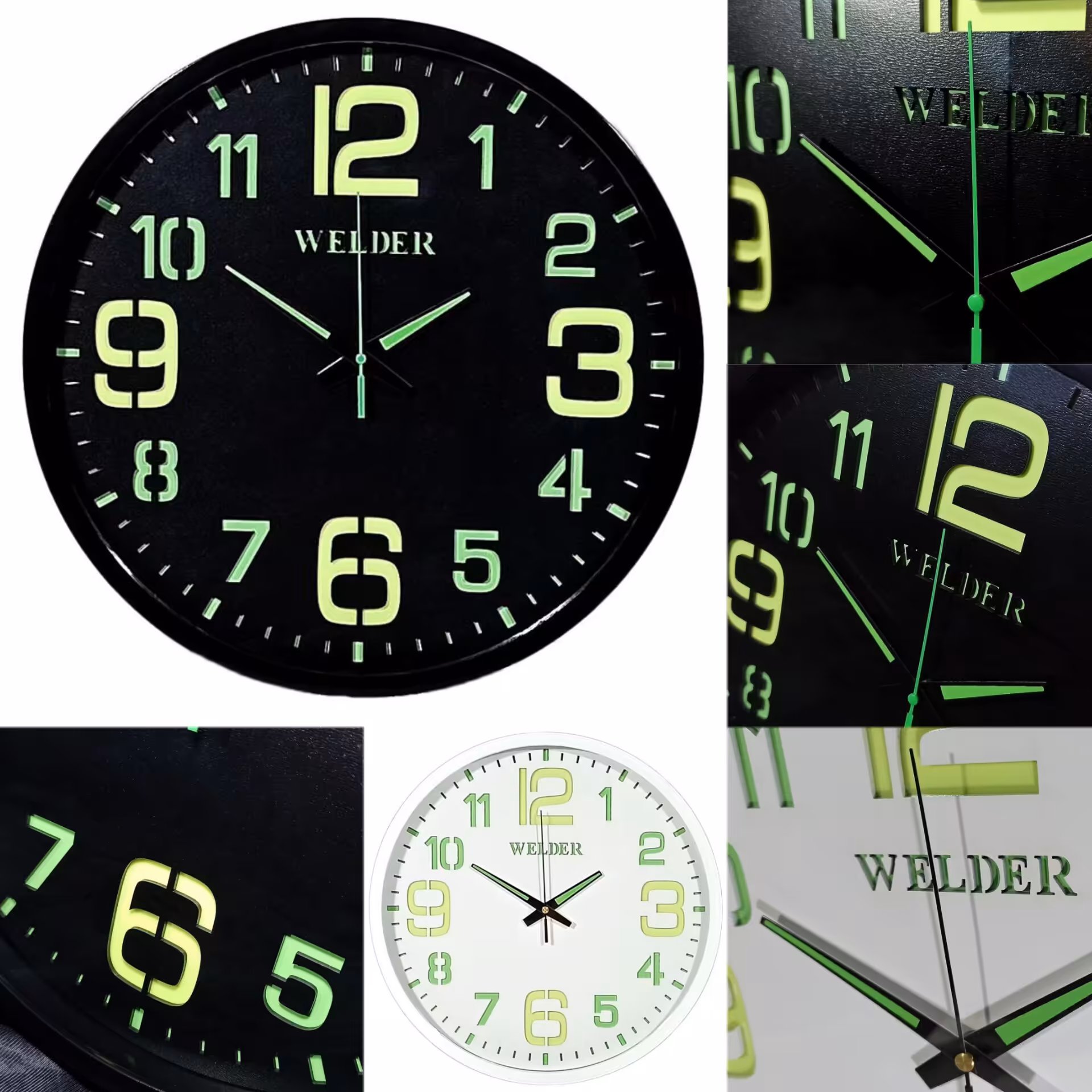 ساعت دیواری ولدر شب نما