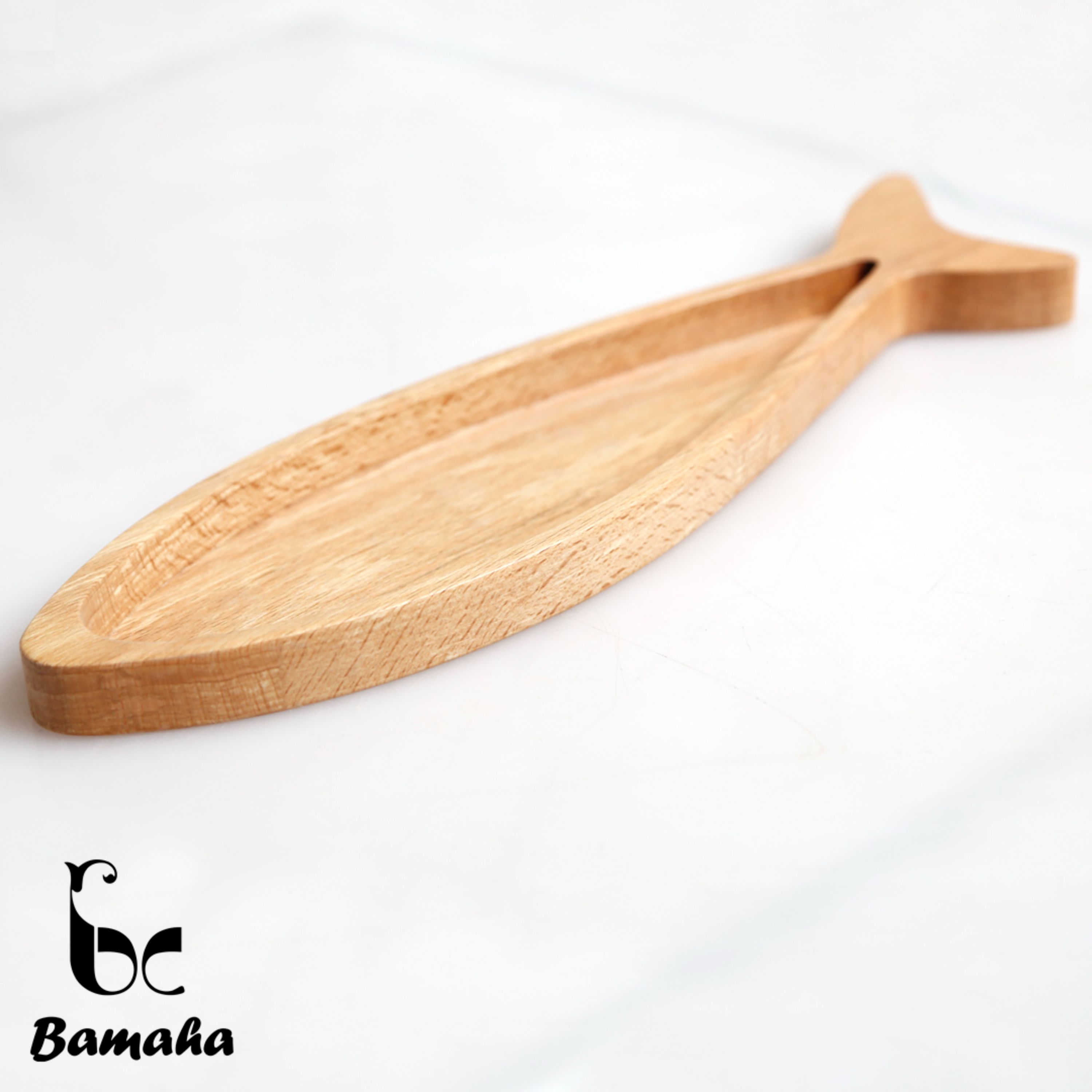 ظرف سرو چوبی مدل ماهی