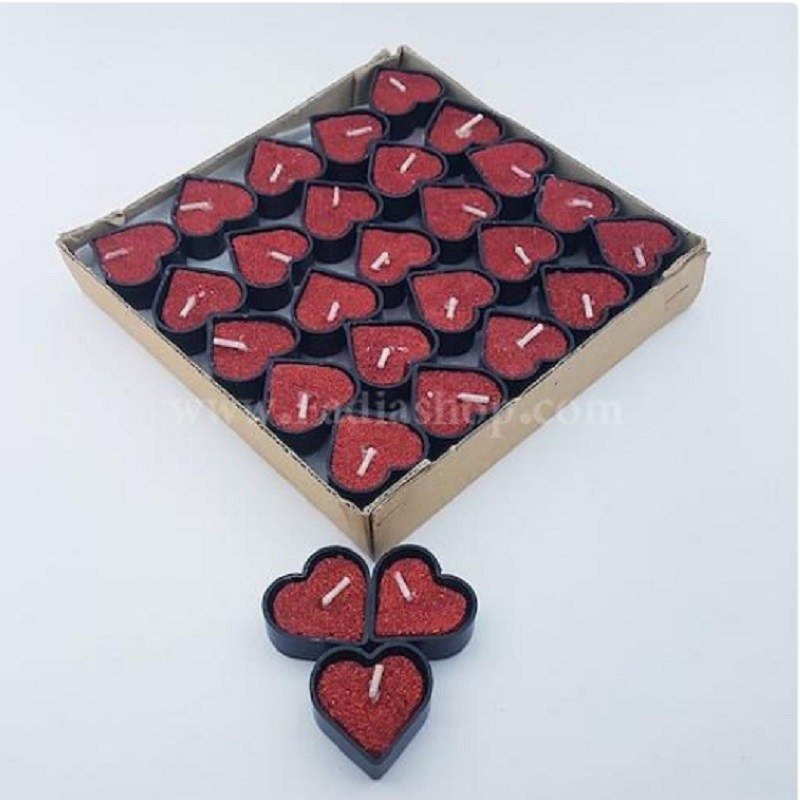 شمع وارمر قلب قرمز اکلیلی - وارمر قلبی قرمز اکلیلی