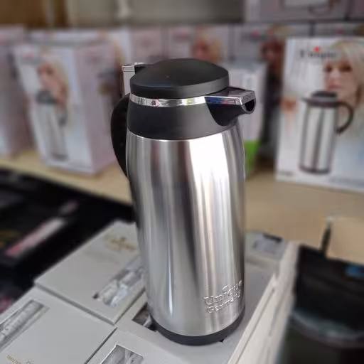 فلاکس 1/9  لیتری یونیک استیل داخل شیشه ای 