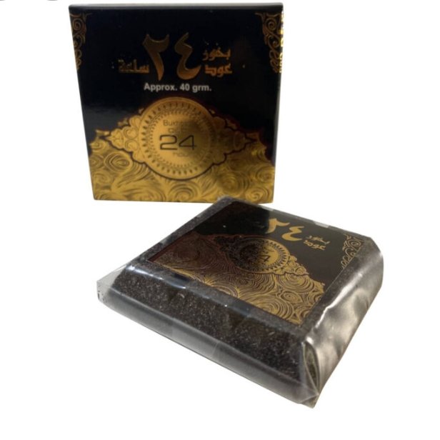 گشته عود بخور مدل عود 24ساعه 40گرم برند ارض الزعفران ساخت امارات
